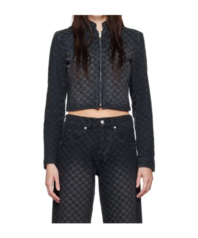 MISBHV JACQUARD CROPPED JACKET