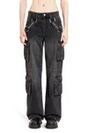 Misbhv Harness Strap Cargo Trouser In Black