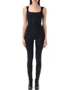 Misbhv Women's Monogram Bodysuit In Black