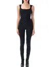 Misbhv Women's Monogram Bodysuit In Black
