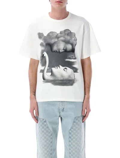 Misbhv La Donna Del Lago Graphic T-shirt In White