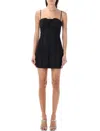 Misbhv Lara Boned Corset Minidress In Black