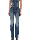 Misbhv Lara Laced Flare Leg Jeans