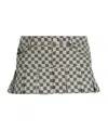 Misbhv Womens Classic Monogram Pleated Belt-loops Woven Mini Skirt Mlc In Gray