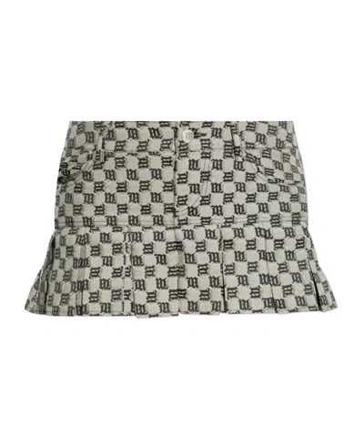 MISBHV MONOGRAM PLEATED SKIRT
