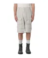 Misbhv Linen Blend Cargo Shorts In Multicolor