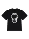 Misbhv Lips T-shirt In Black