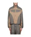 Misbhv Beige Jordan Barrett Edition Paneled Track Jacket In Gray