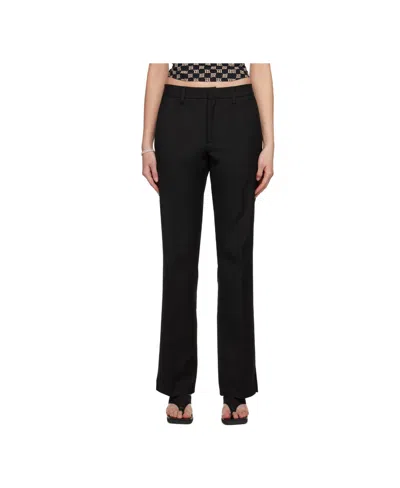 Misbhv Logo Casual Pants In Black