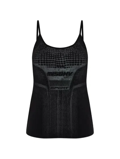 Misbhv Logo-detail Tank Top In Black