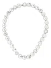 Misbhv Logo-engraved Crystal-embellished Choker In White