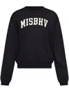 Misbhv Logo-jacquard Sweater In Schwarz
