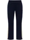 Misbhv Logo-patch Track Pants In Blue