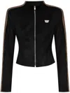 Misbhv Faux Suede Moto Jacket In Black