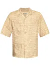 Misbhv Logo-print Shirt In Neutrals