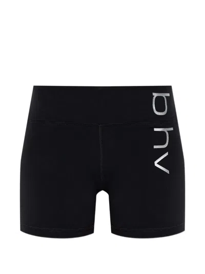 Misbhv Logo-print Shorts In Black