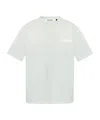 Misbhv Cotton T-shirt In Light Blue With Print Front Logo