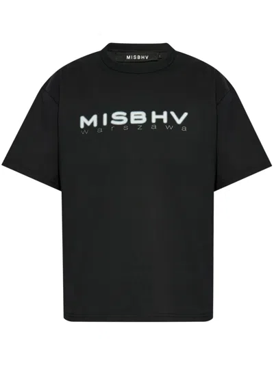 Misbhv Logo-print T-shirt In Black