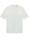 Misbhv Cotton T-shirt In Light Blue With Print Front Logo In Blau