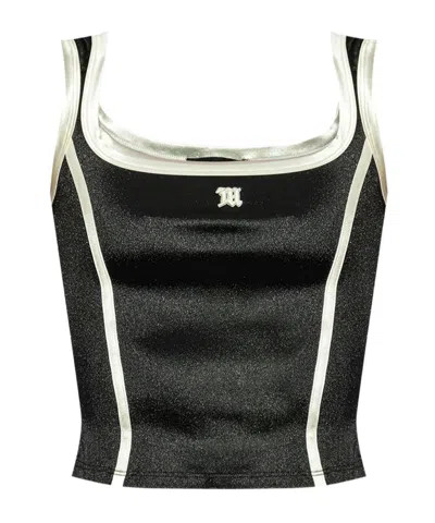 Misbhv Logo Satin Tank Top