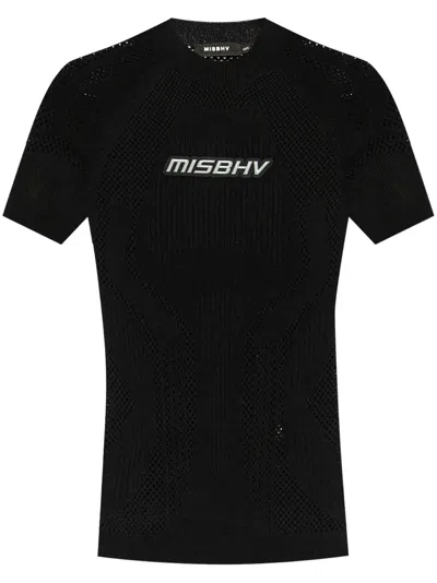 Misbhv Logo T-shirt In Black