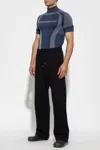 Misbhv Muted Black Stretch Sport T-shirt In Navy Blue