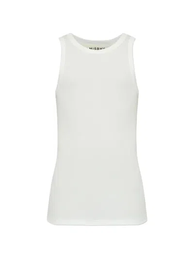 Misbhv Logo-patch Tank Top In Neutral