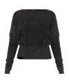 Misbhv Long-sleeve Top In Black