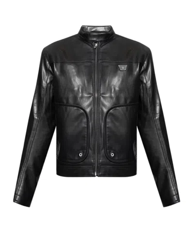 Misbhv Long-sleeved Casual Jacket In Black