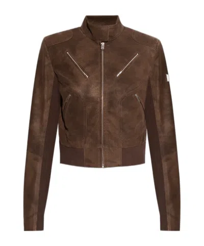 MISBHV FAUX-LEATHER JACKET