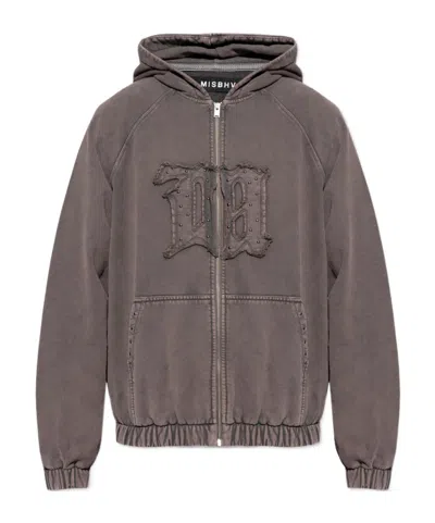 Misbhv Long-sleeved Sweater In Gray
