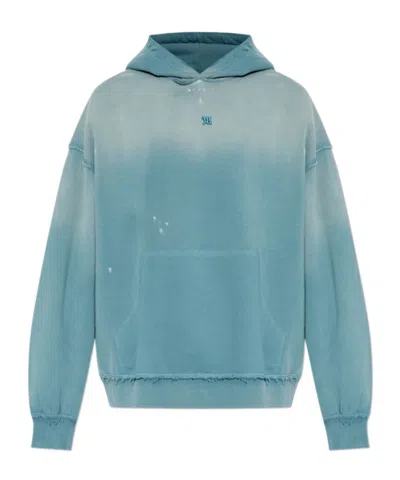 Misbhv Long-sleeved Sweatshirt In Blue