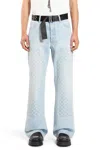 Misbhv Jeans Da Carpentiere Monogramma In Blue