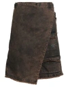 Misbhv Man Denim Shorts Brown Size M Cotton