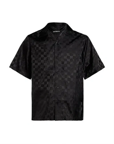 Misbhv Man Shirt Black Size S Polyamide In Multi