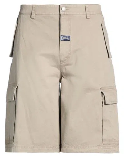 Misbhv Man Shorts & Bermuda Shorts Light Grey Size L Cotton In Gray