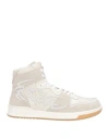 Misbhv Man Sneakers White Size 12 Leather In White