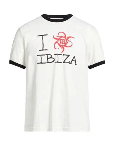 Misbhv Man T-shirt Off White Size L Cotton