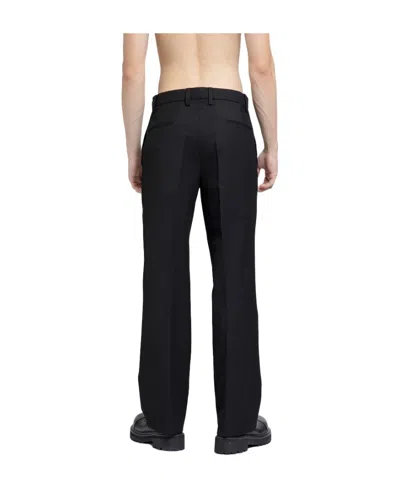 Misbhv Mid-rise Straight-leg Trousers In Black