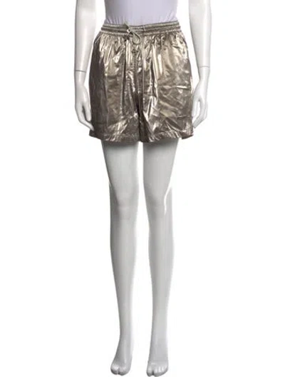 Pre-owned Misbhv Mini Shorts In Silver