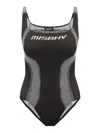 Misbhv Black And White Sport Active Wear Jumpsuit In Black