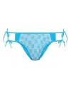 Misbhv Monogram Bikini Bottoms In Blau