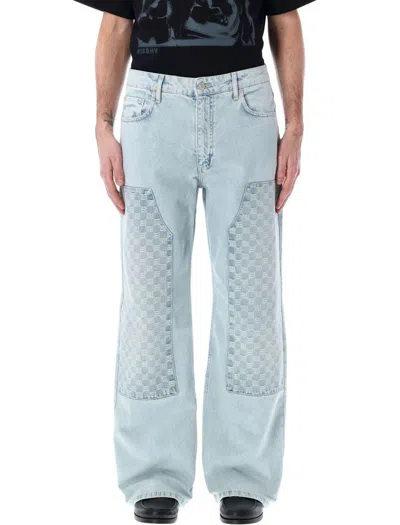 MISBHV MISBHV MONOGRAM CARPENTER DENIM TROUSERS