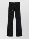 Misbhv Monogram-print Straight-leg Trousers