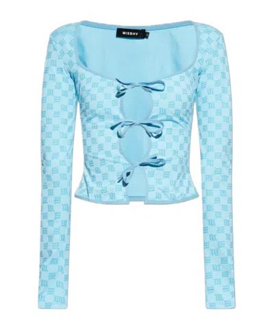 Misbhv Monogram Cropped Top
