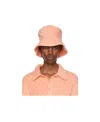 Misbhv Monogram-effect Bucket-hat In Pink