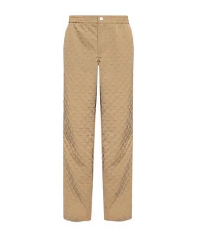 Misbhv Monogram Elasticated Waistband Trousers In Nude