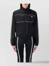 Misbhv Monogram Windbreaker With Cropped Fit In Black