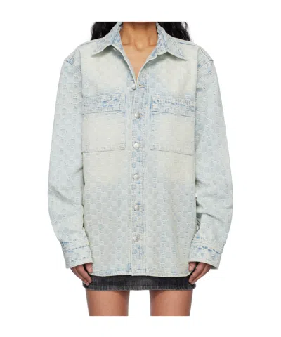 Misbhv Monogram Ocean Washed Denim Overshirt