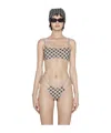 Misbhv Monogram-pattern Bikini Bottoms In Multicolor
